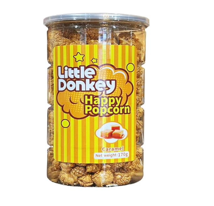 A little Donkey Happy Popcorn